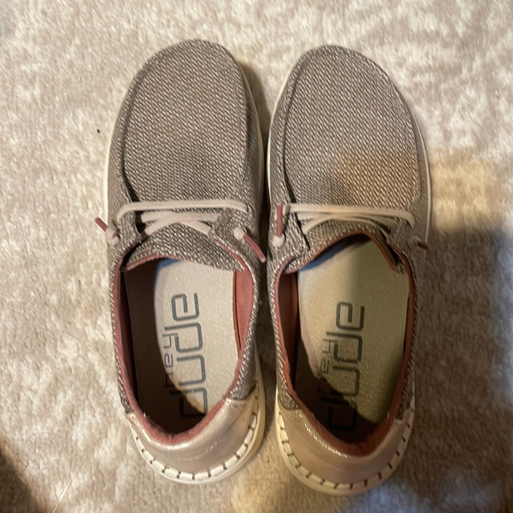 Rose gold and neutral Women’s Hey Dudes